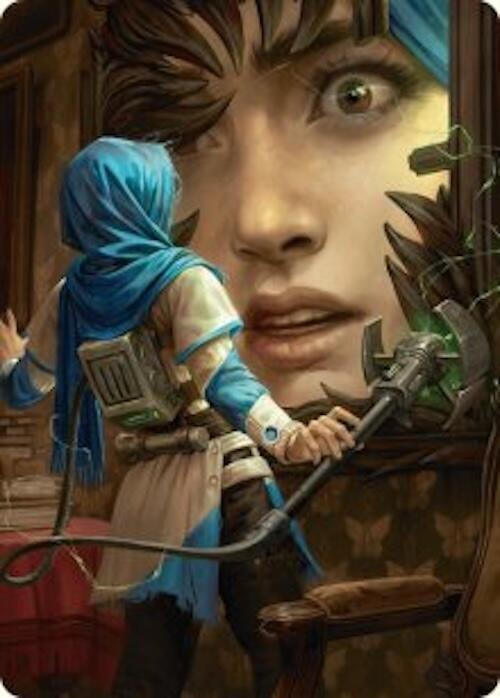 Reality Is Mine to Control Art Card [Art Series: Duskmourn: House of Horror] 51