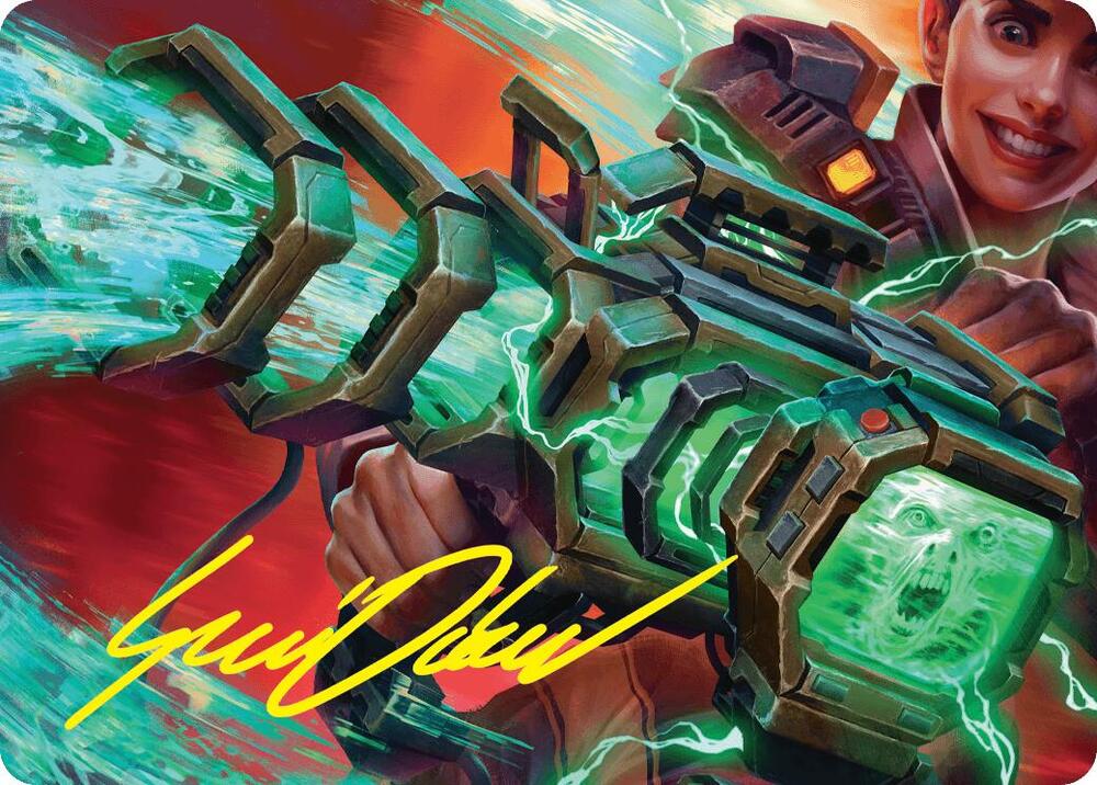 Ghost Vacuum Art Card (Gold-Stamped Signature) [Art Series: Duskmourn: House of Horror] 25