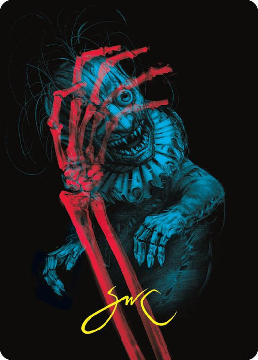 Marvin, Murderous Mimic Art Card (Gold-Stamped Signature) [Art Series: Duskmourn: House of Horror] 45