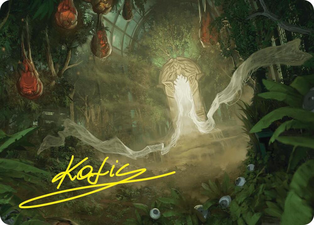 Hushwood Verge Art Card (Gold-Stamped Signature) [Art Series: Duskmourn: House of Horror] 26