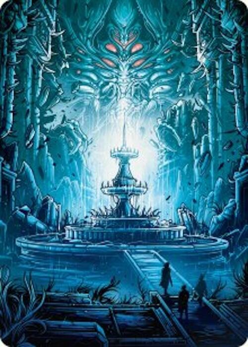 Island Art Card [Art Series: Duskmourn: House of Horror] 28