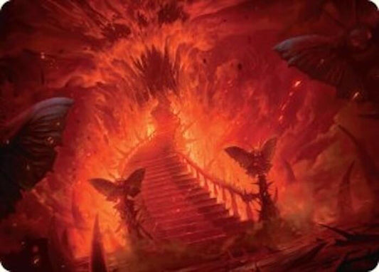 Mountain Art Card [Art Series: Duskmourn: House of Horror] 30