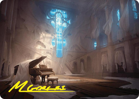 Plains Art Card (Gold-Stamped Signature) [Art Series: Duskmourn: House of Horror] 29