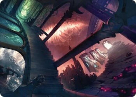 Terramorphic Expanse Art Card [Art Series: Duskmourn: House of Horror] 27