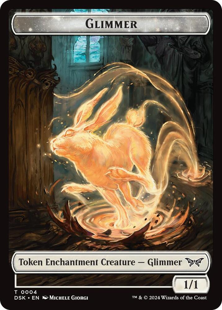 Glimmer Token [Duskmourn: House of Horror] 4