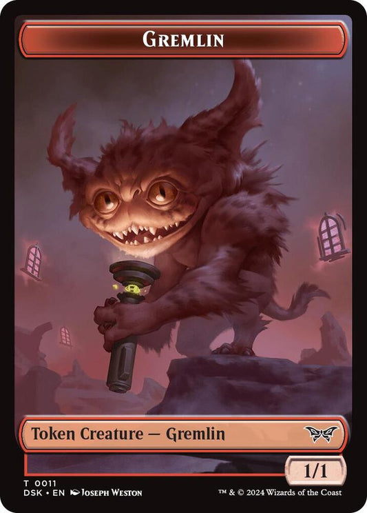 Gremlin // Manifest Double-Sided Token [Duskmourn: House of Horror] 11 // 18
