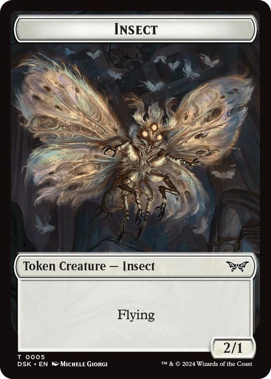 Insect (0005) Token [Duskmourn: House of Horror] 5