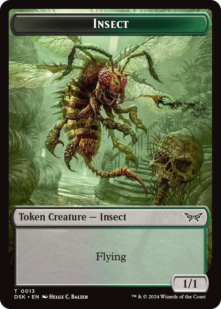 Insect (0013) Token [Duskmourn: House of Horror] 13