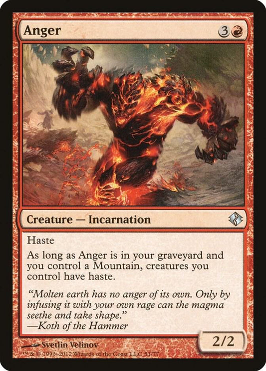 Anger [Duel Decks: Venser vs. Koth] 51