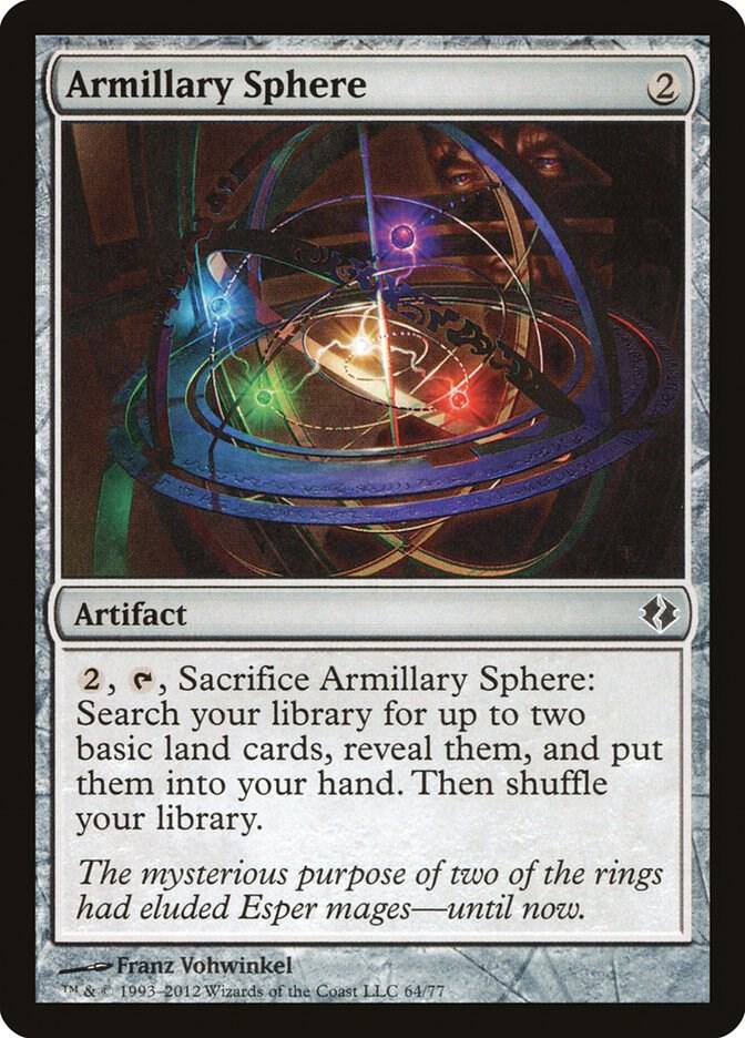 Armillary Sphere [Duel Decks: Venser vs. Koth] 64