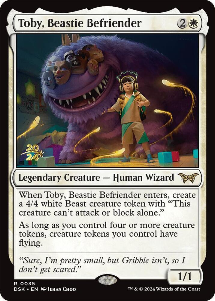 Toby, Beastie Befriender [Prerelease Cards] 35