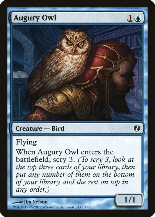Augury Owl [Duel Decks: Venser vs. Koth] 3