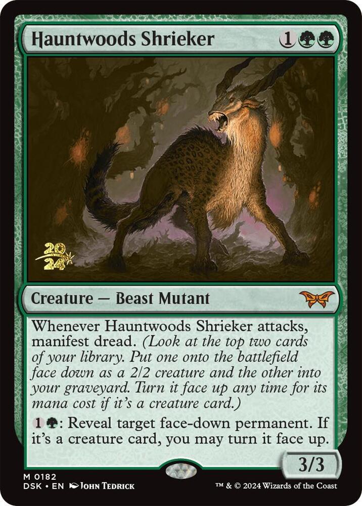 Hauntwoods Shrieker [Prerelease Cards] 182