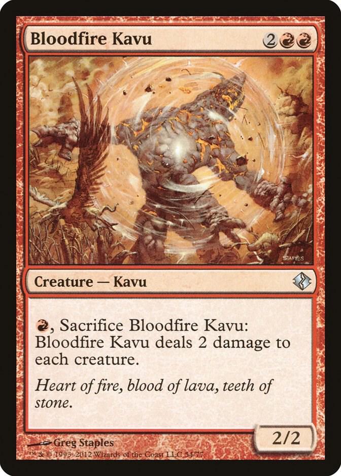 Bloodfire Kavu [Duel Decks: Venser vs. Koth] 54
