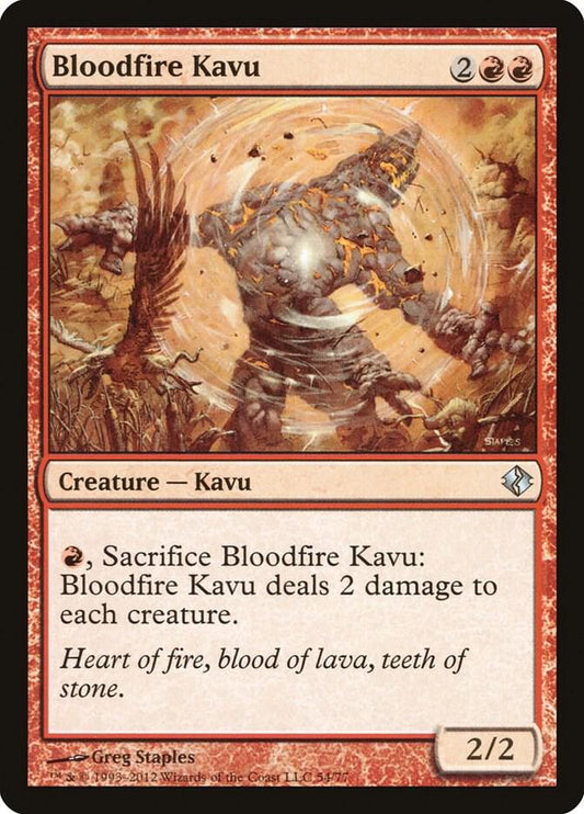 Bloodfire Kavu [Duel Decks: Venser vs. Koth] 54