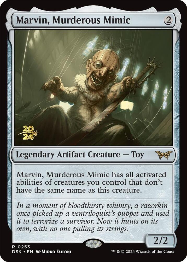 Marvin, Murderous Mimic [Prerelease Cards] 253