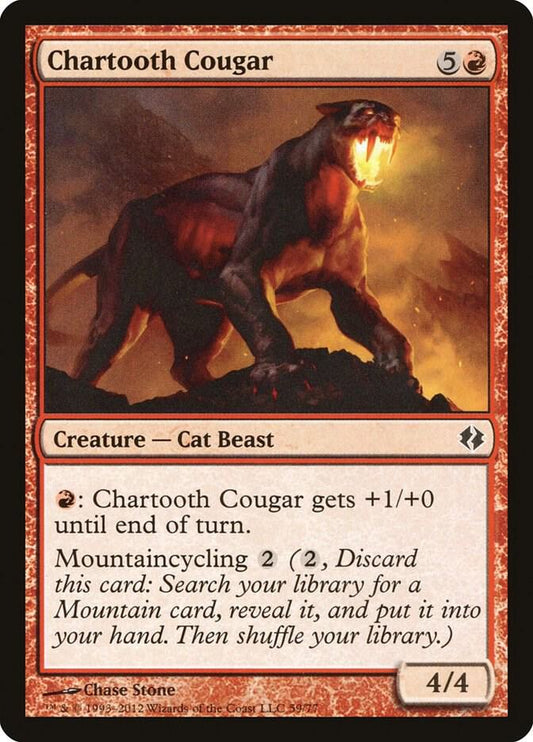 Chartooth Cougar [Duel Decks: Venser vs. Koth] 59