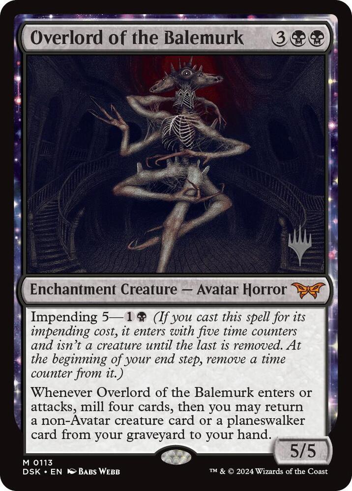Overlord of the Balemurk [Promo Pack: Duskmourn: House of Horror] 113