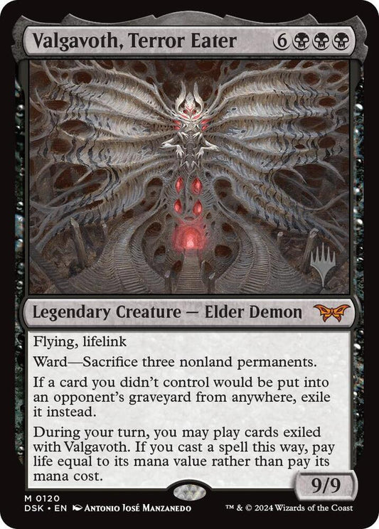 Valgavoth, Terror Eater [Promo Pack: Duskmourn: House of Horror] 120