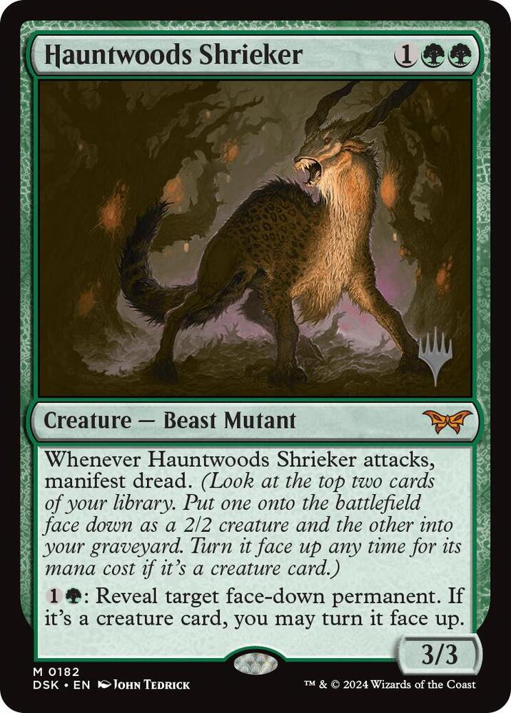 Hauntwoods Shrieker [Promo Pack: Duskmourn: House of Horror] 182