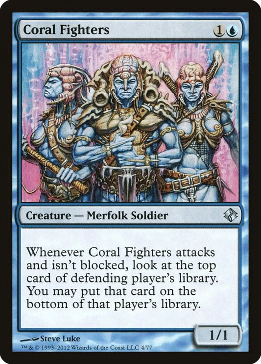 Coral Fighters [Duel Decks: Venser vs. Koth] 4