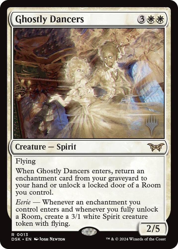 Ghostly Dancers [Promo Pack: Duskmourn: House of Horror] 13