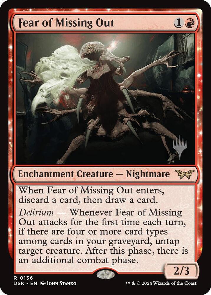 Fear of Missing Out [Promo Pack: Duskmourn: House of Horror] 136