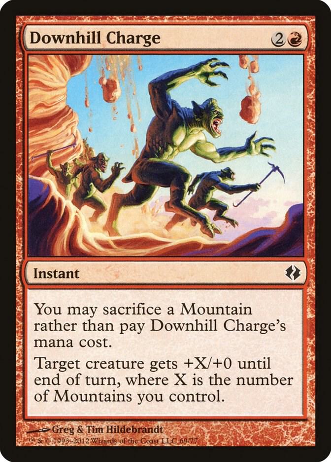 Downhill Charge [Duel Decks: Venser vs. Koth] 69