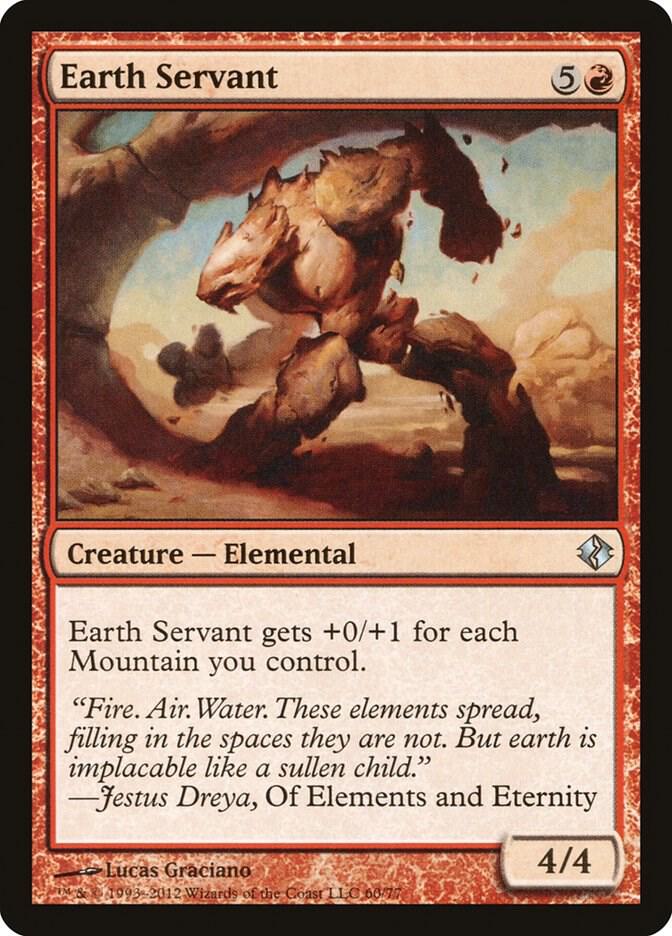 Earth Servant [Duel Decks: Venser vs. Koth] 60
