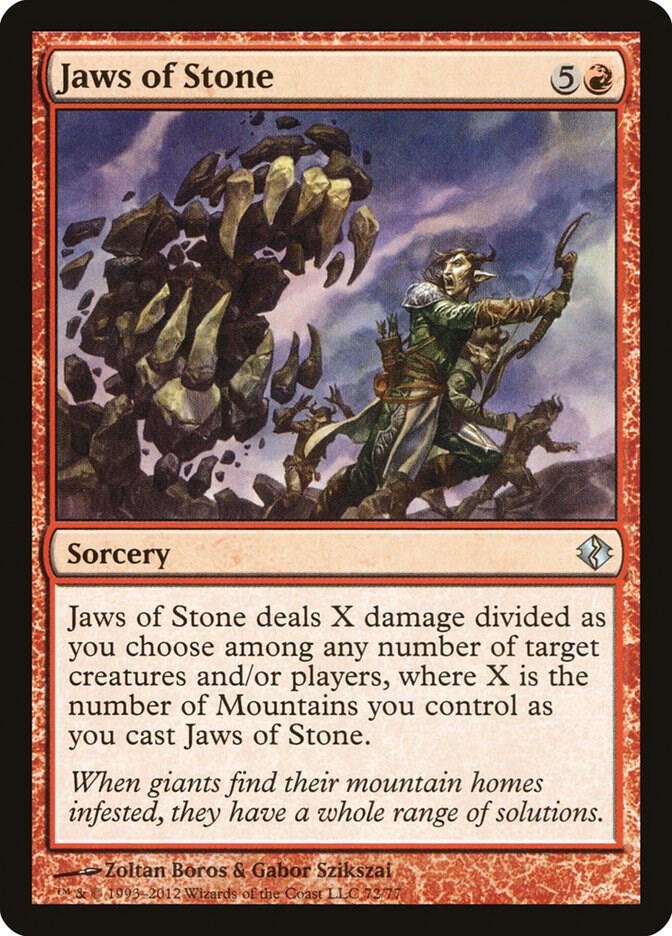 Jaws of Stone [Duel Decks: Venser vs. Koth] 72