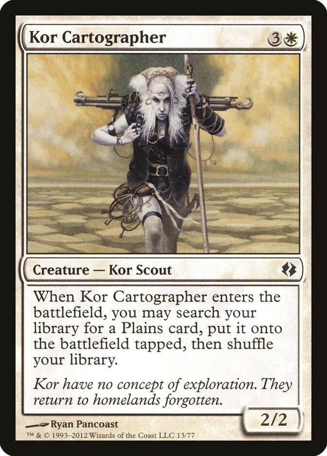 Kor Cartographer [Duel Decks: Venser vs. Koth] 13