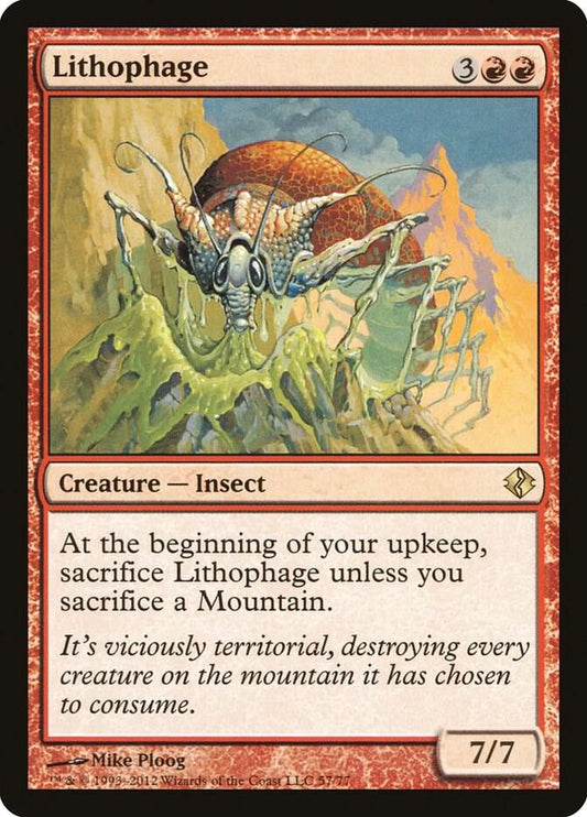 Lithophage [Duel Decks: Venser vs. Koth] 57