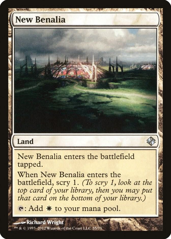 New Benalia [Duel Decks: Venser vs. Koth] 35