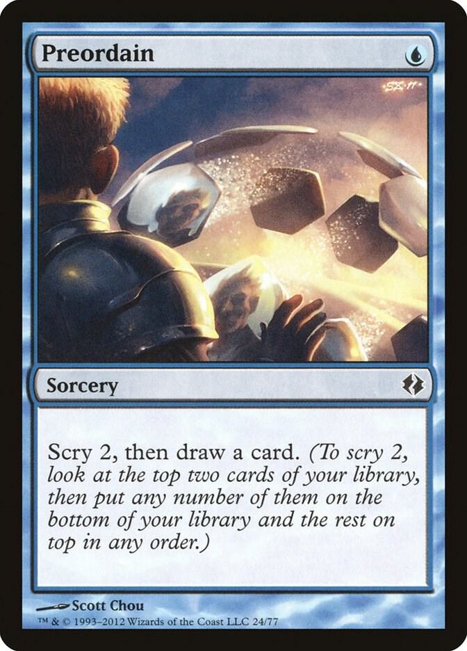 Preordain [Duel Decks: Venser vs. Koth] 24