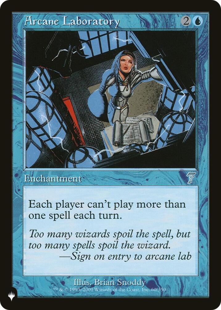 Arcane Laboratory [The List Reprints] 60/350