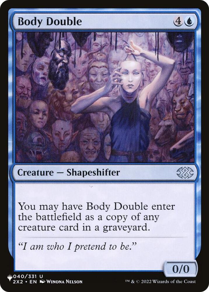 Body Double [The List Reprints] 040/024