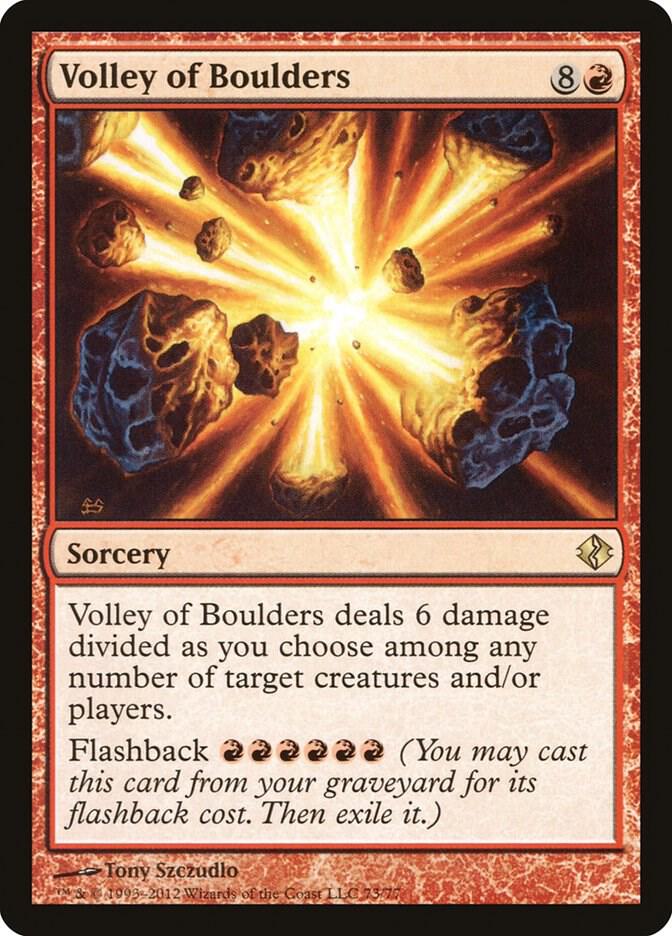 Volley of Boulders [Duel Decks: Venser vs. Koth] 73