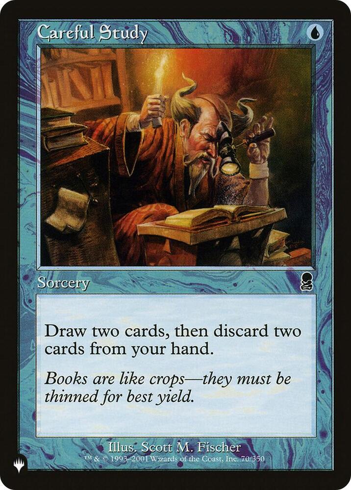 Careful Study [The List Reprints] 70/350