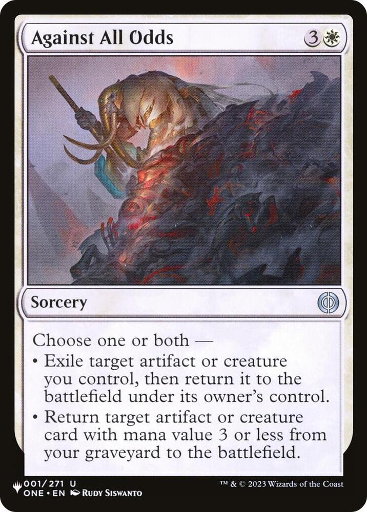 Against All Odds [The List Reprints] 001/271