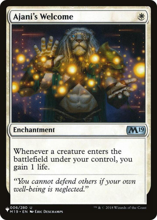 Ajani's Welcome [The List Reprints] 006/280