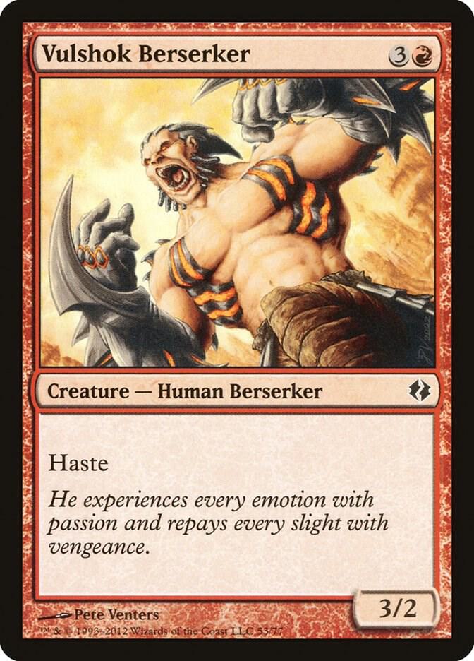 Vulshok Berserker [Duel Decks: Venser vs. Koth] 53