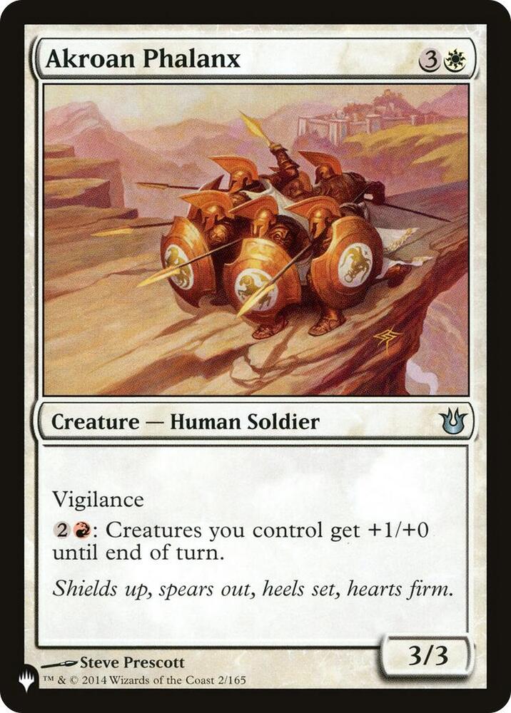 Akroan Phalanx [The List Reprints] 2/165
