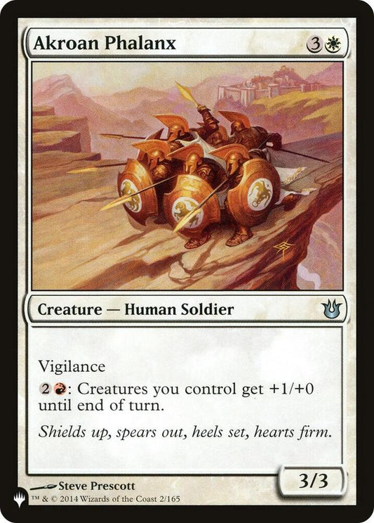 Akroan Phalanx [The List Reprints] 2/165
