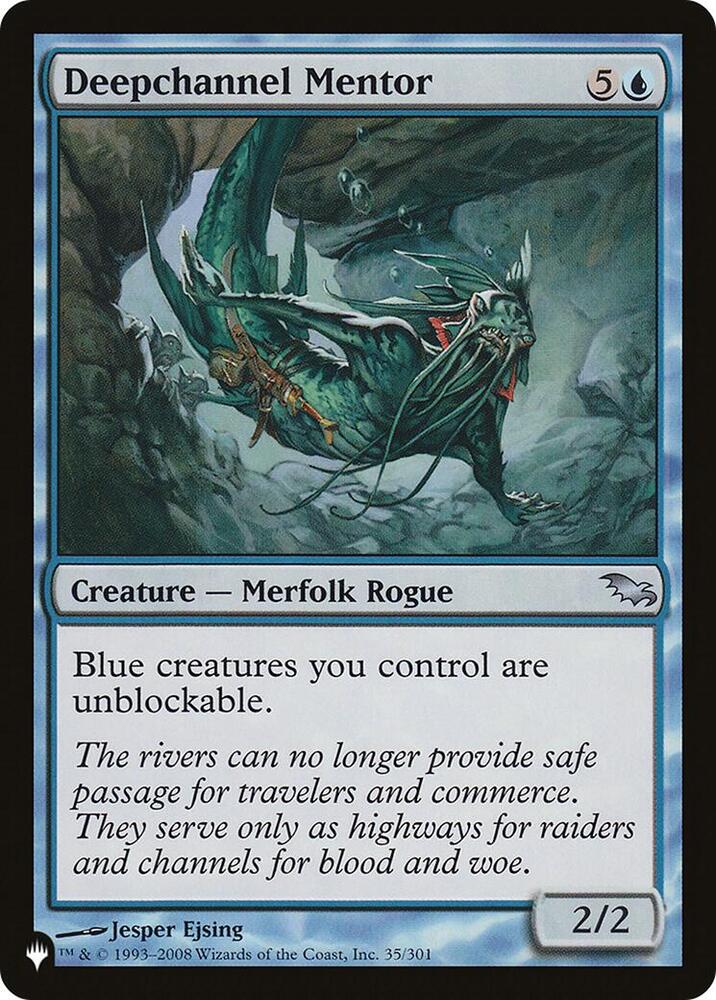Deepchannel Mentor [The List Reprints] 35/301