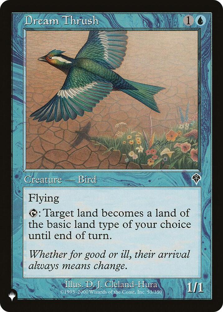 Dream Thrush [The List Reprints] 53/350