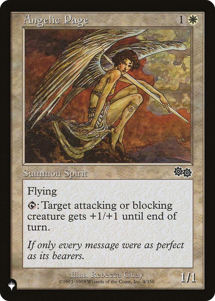 Angelic Page [The List Reprints] 4/350