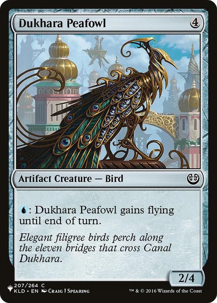 Dukhara Peafowl [The List Reprints] 207/264