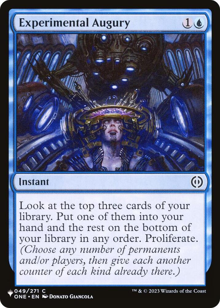 Experimental Augury [The List Reprints] 049/271