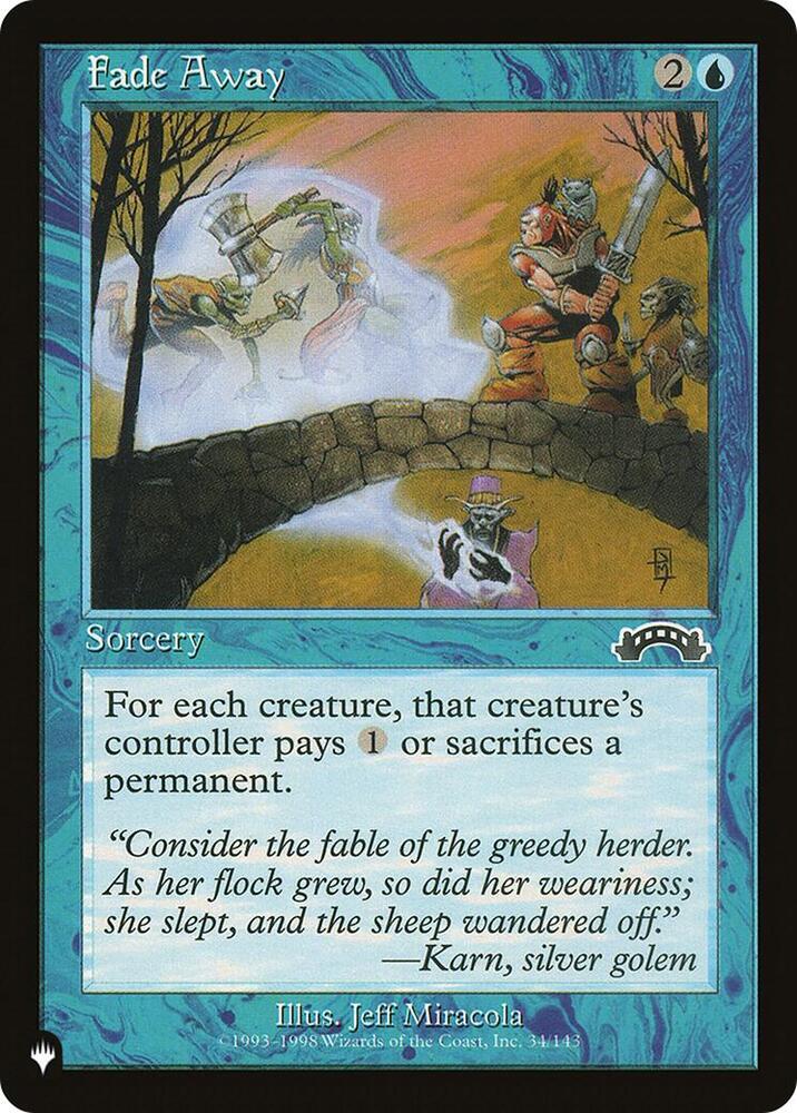 Fade Away [The List Reprints] 34/143