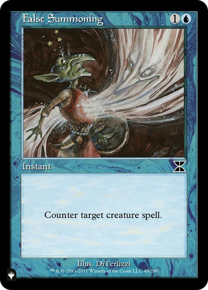 False Summoning [The List Reprints] 49/260
